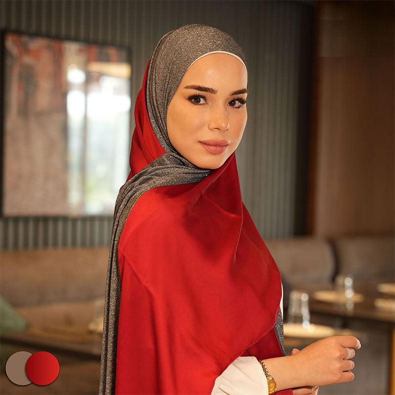 Twin Hijab Lame/Satin