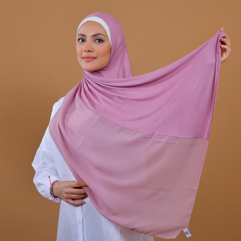 Half & Half Travel Hijab
