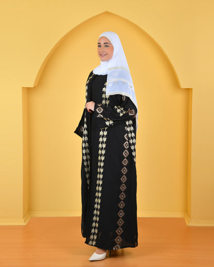 3 Pieces Abaya