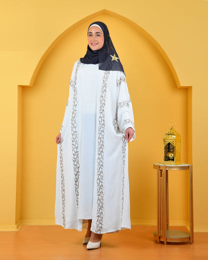 3 Pieces Abaya